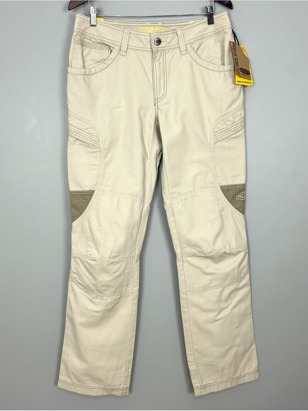 Keen Newport Canvas Hiking Pants Women’s Size 10 Outdoor Rugged Adventure Khaki